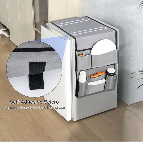 NiHome 5-Pack Mini Fridge Organizer with 14 Pockets - Picture 2 of 3